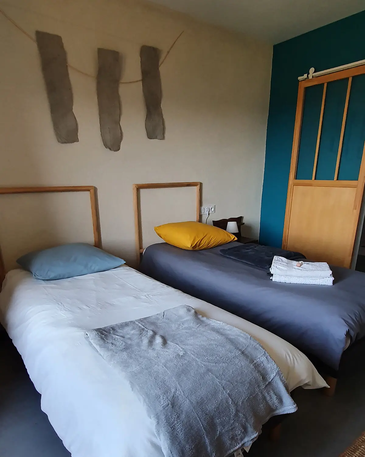 chambre d'hôtes 2 lits séparés