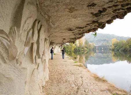 vallée du Lot et chemin de Halage